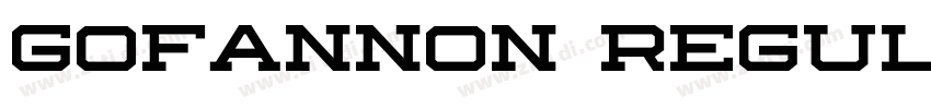 Gofannon Regular字体转换 Gofannon Regular字体转换